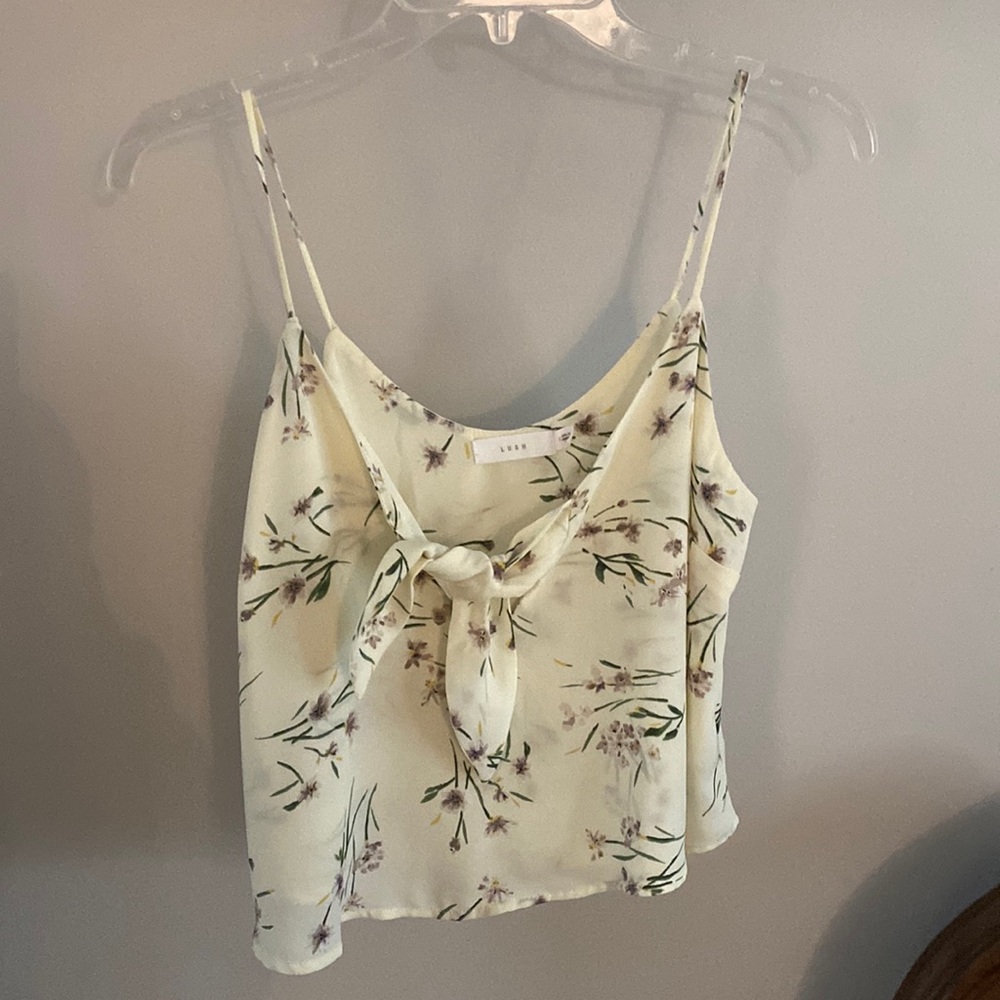 Floral tank from boutique